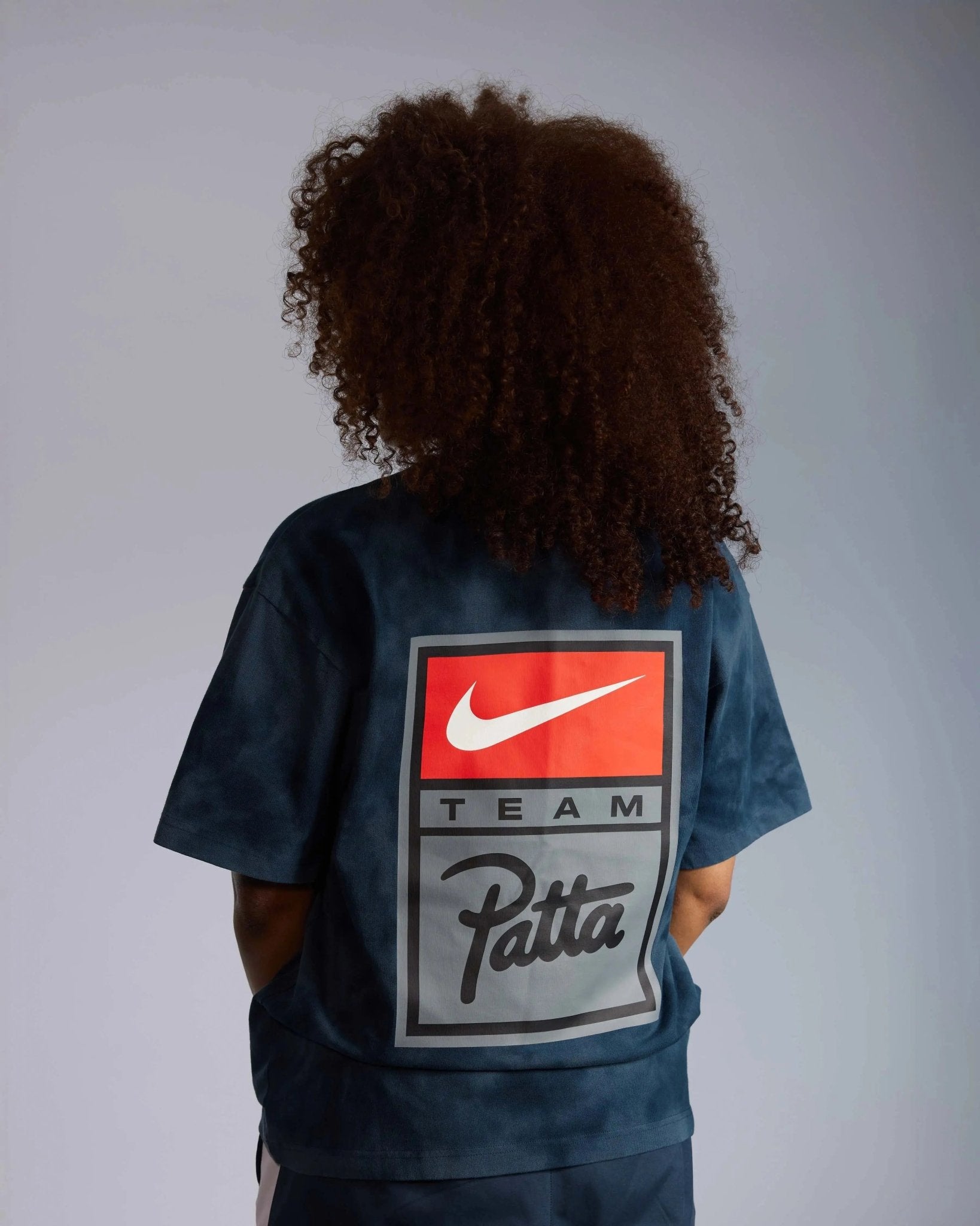 Patta x Nike NRG T-shirt GX Washed (Squadron Blue/Deep Ocean/Dark