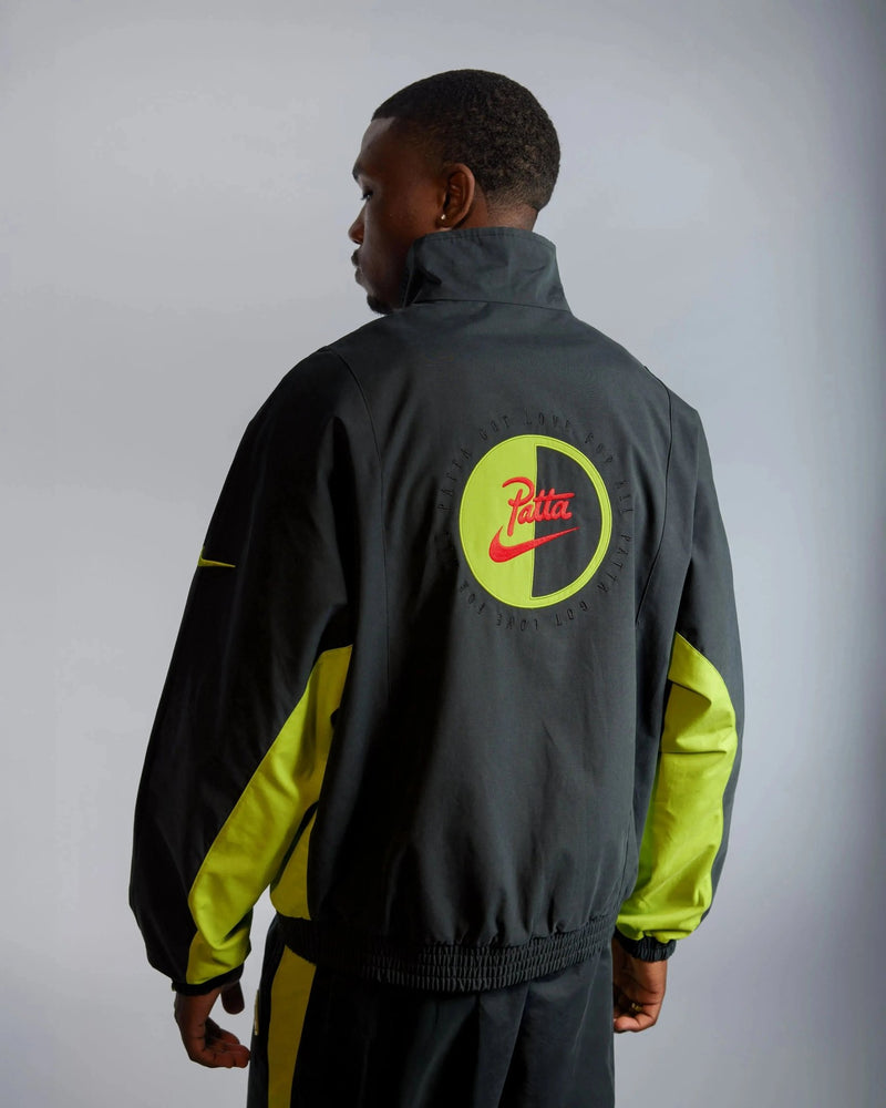 Patta x Nike NRG Track Jacket (Black/Cyber) - Patta