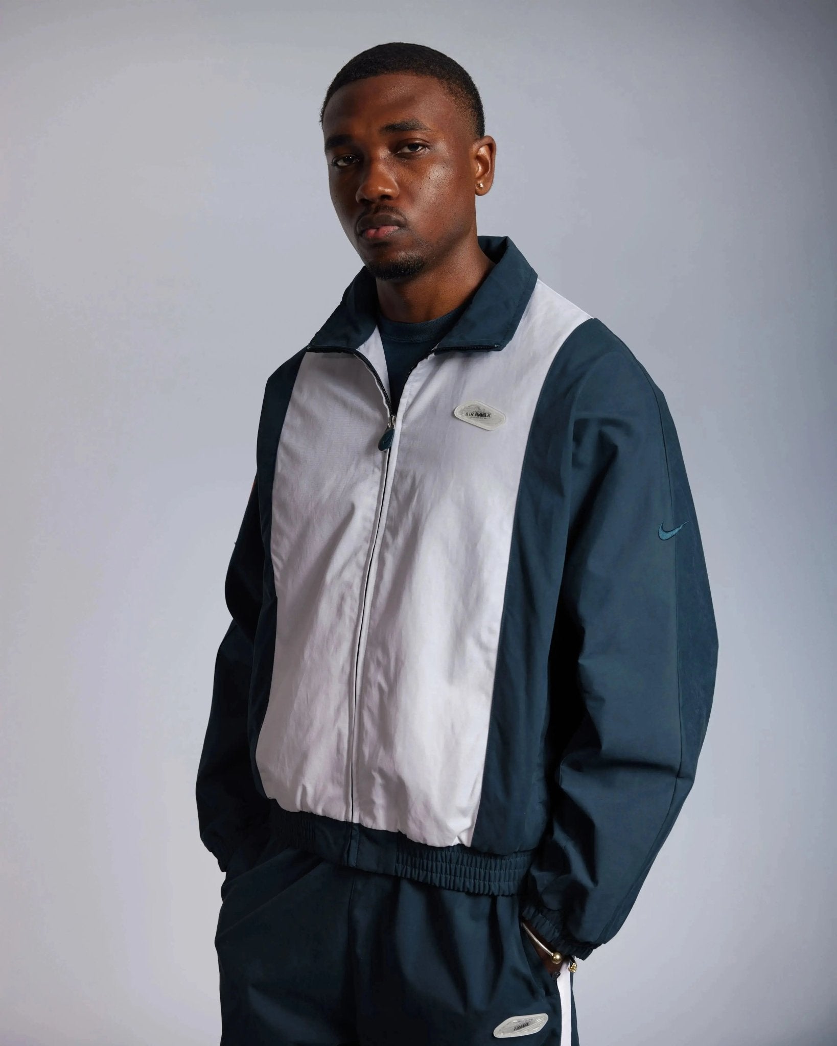 Patta x Nike NRG Track Jacket (Deep Ocean/White) - Patta