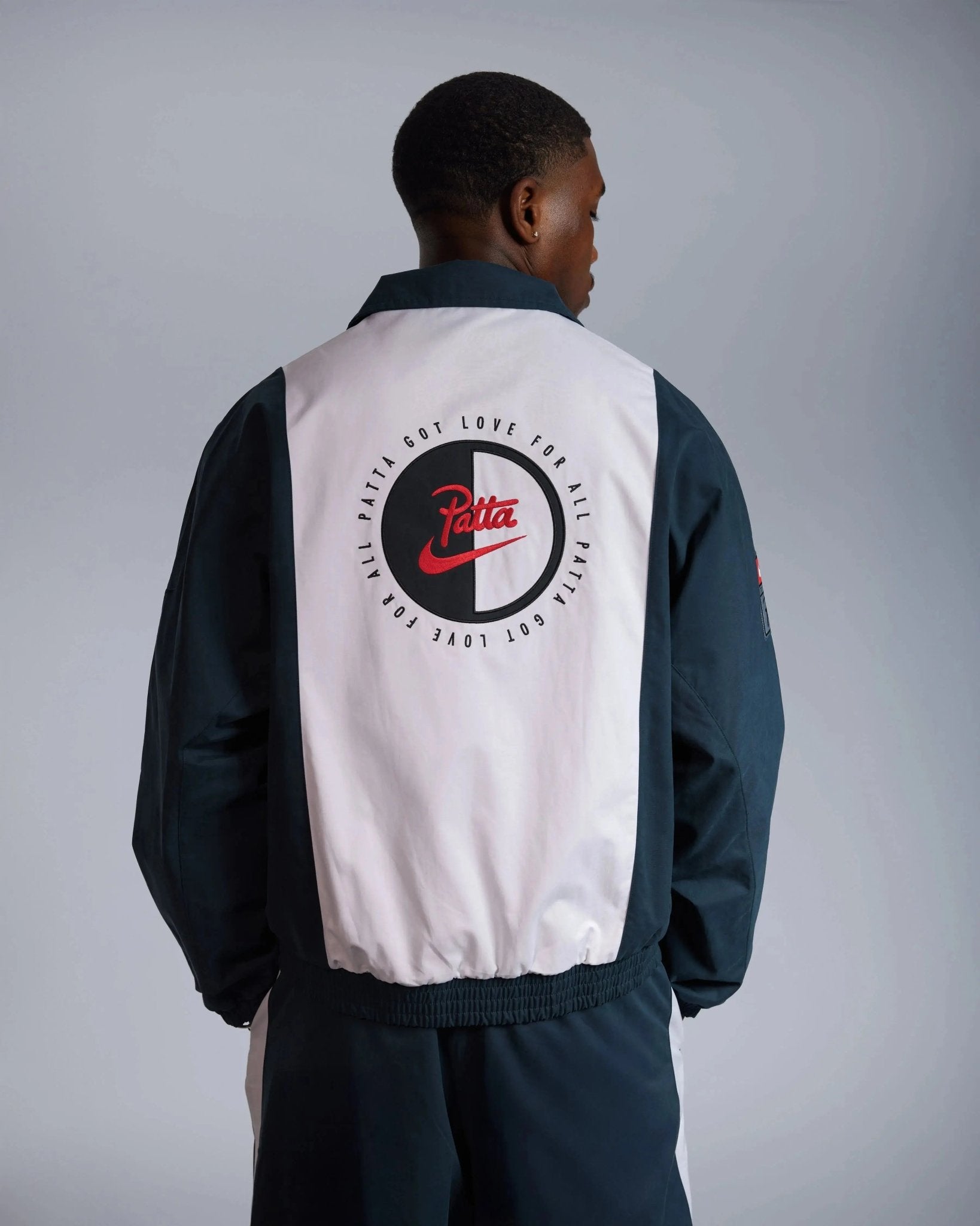 Patta x Nike NRG Track Jacket (Deep Ocean/White) - Patta