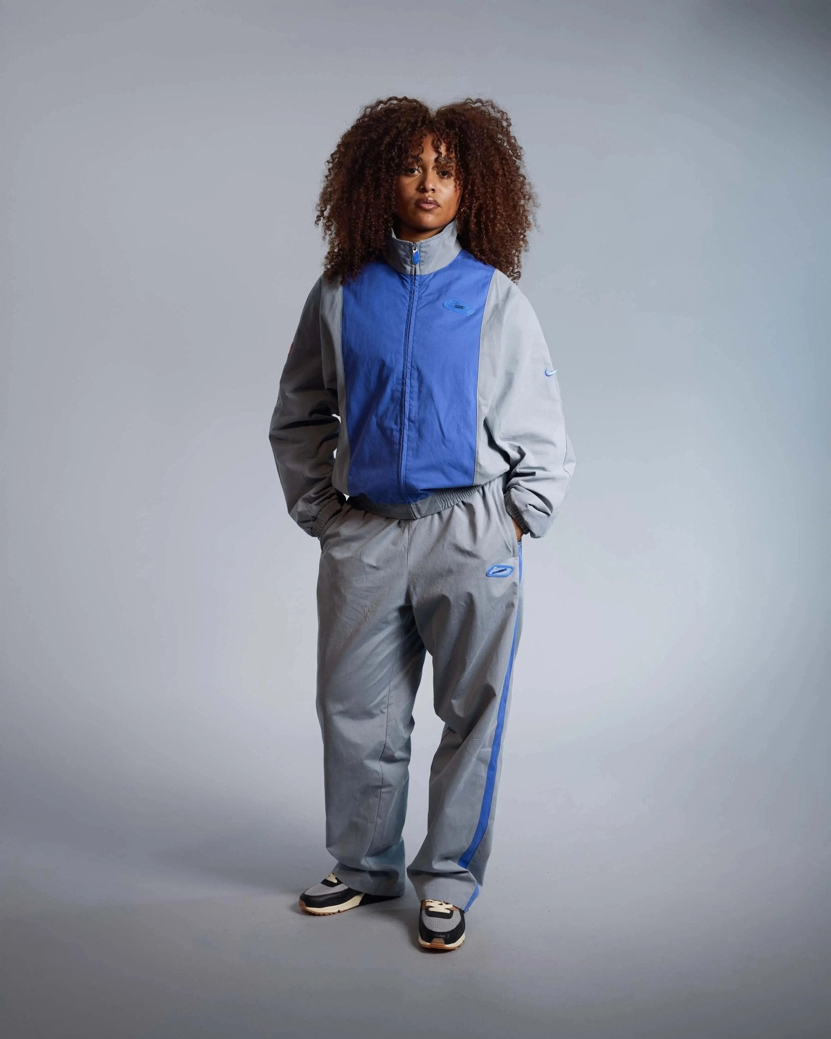 Patta x Nike NRG Track Jacket (Patricle Grey/Sapphire) - Patta