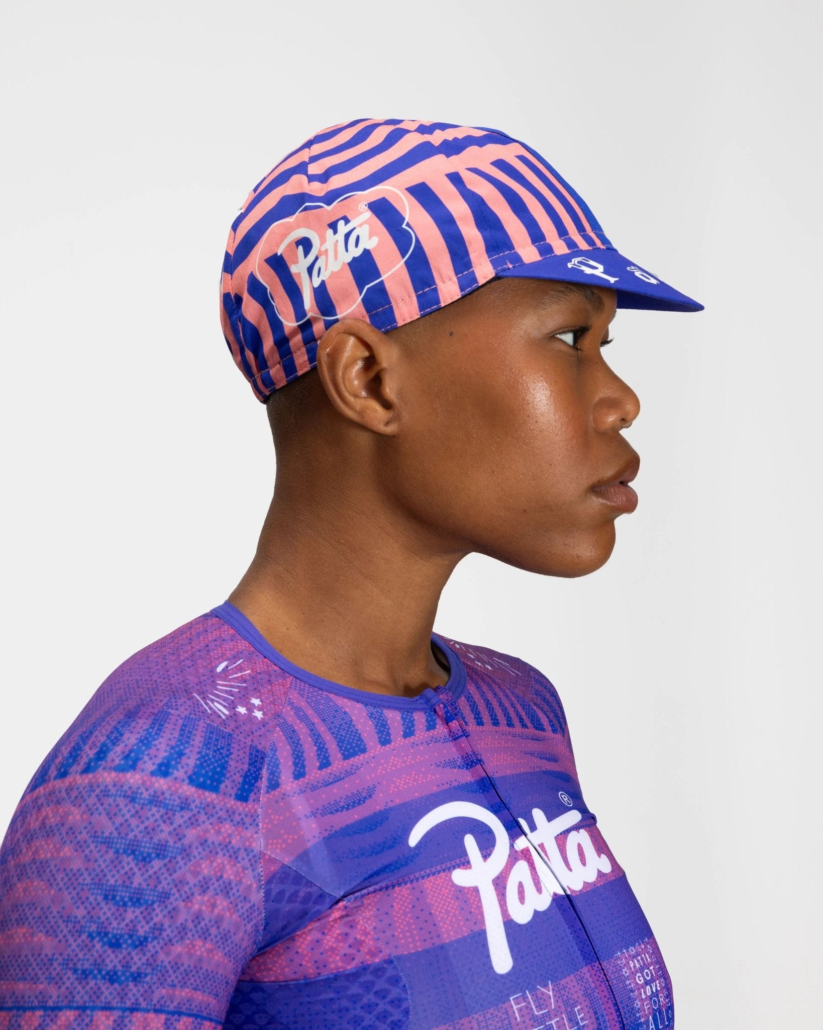 Patta x Rapha Cap II (Flamingo Pink/Royal Blue) - Patta