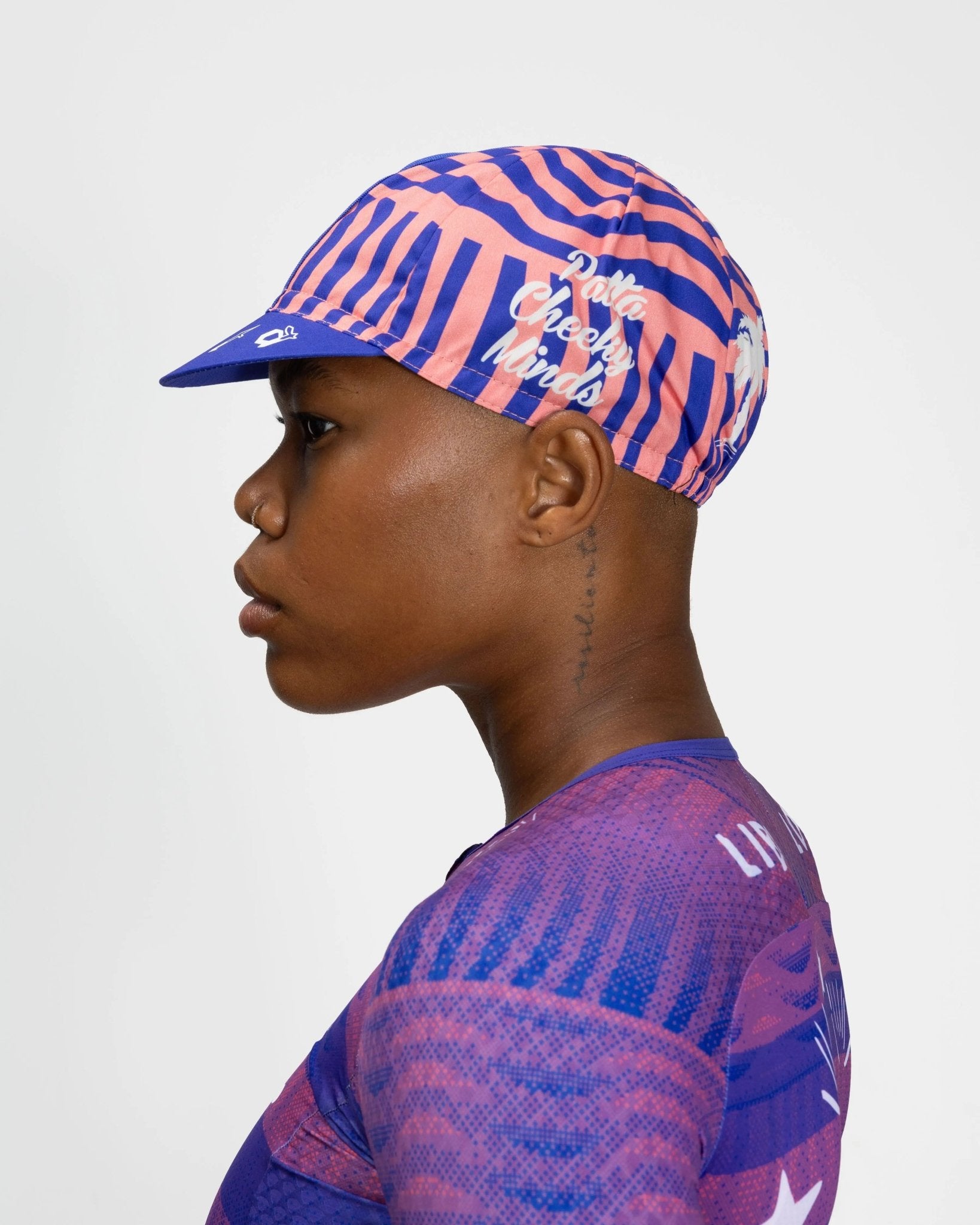 Patta x Rapha Cap II (Flamingo Pink/Royal Blue) - Patta