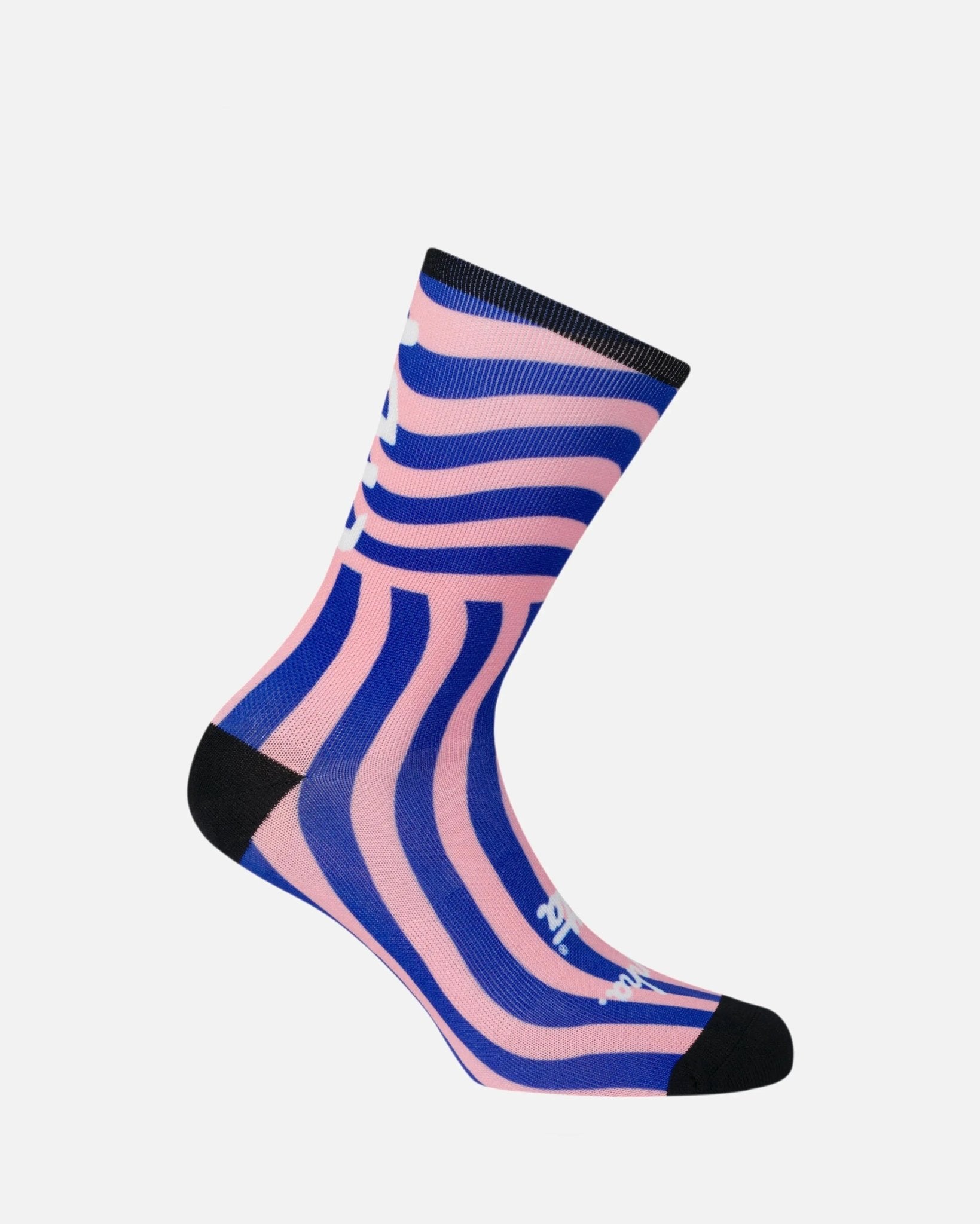 Patta x Rapha Graphic Socks (Flamingo Pink/Royal Blue/Black) - Patta