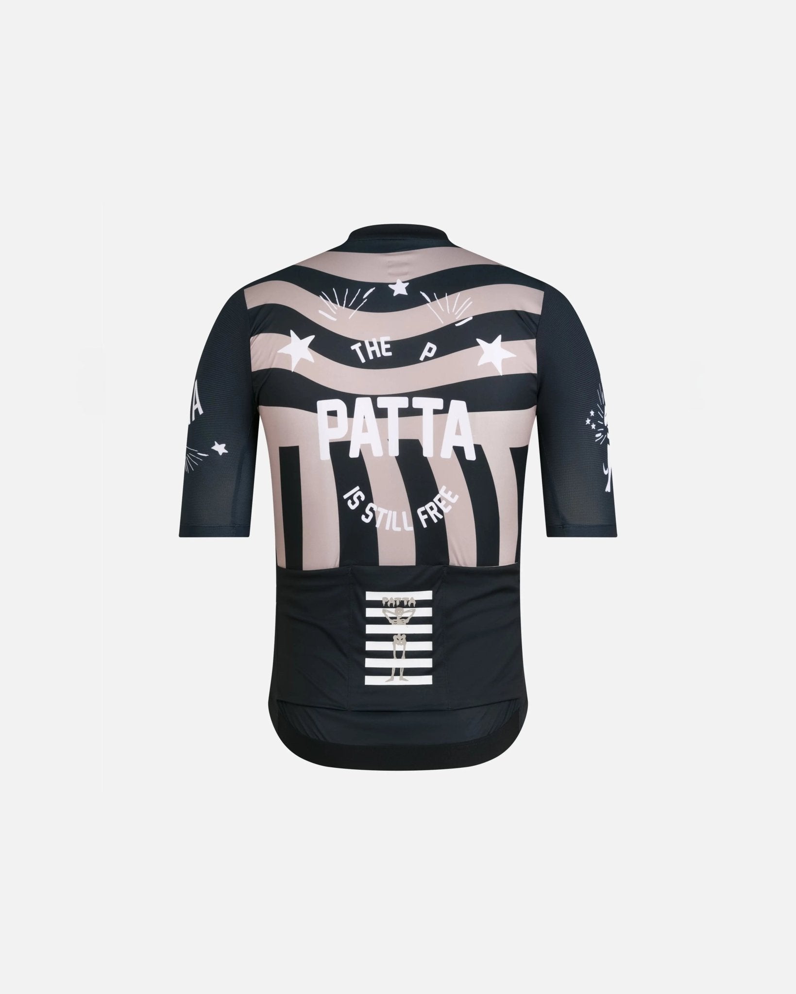 Patta x Rapha Men's Pro Team Training Jersey (Black/Stone) - Patta