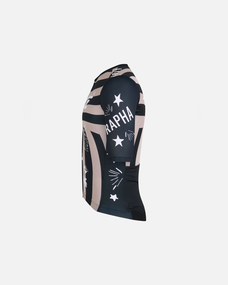 Patta x Rapha Men's Pro Team Training Jersey (Black/Stone) - Patta