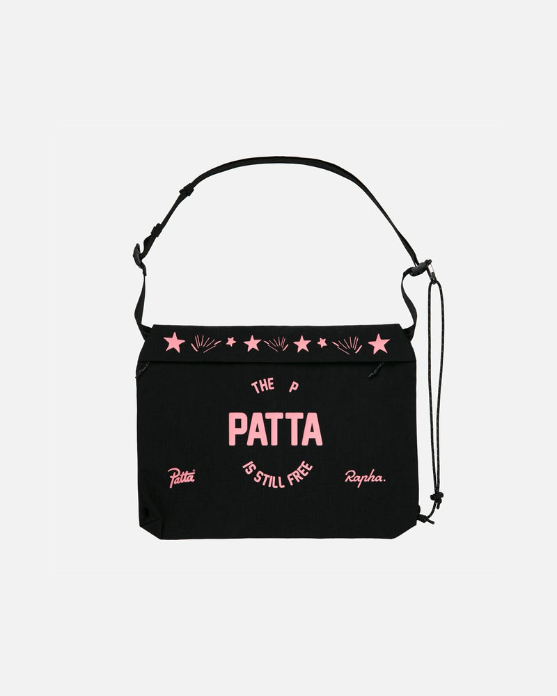 Patta x Rapha Tech Musette (Black/Pink) - Patta