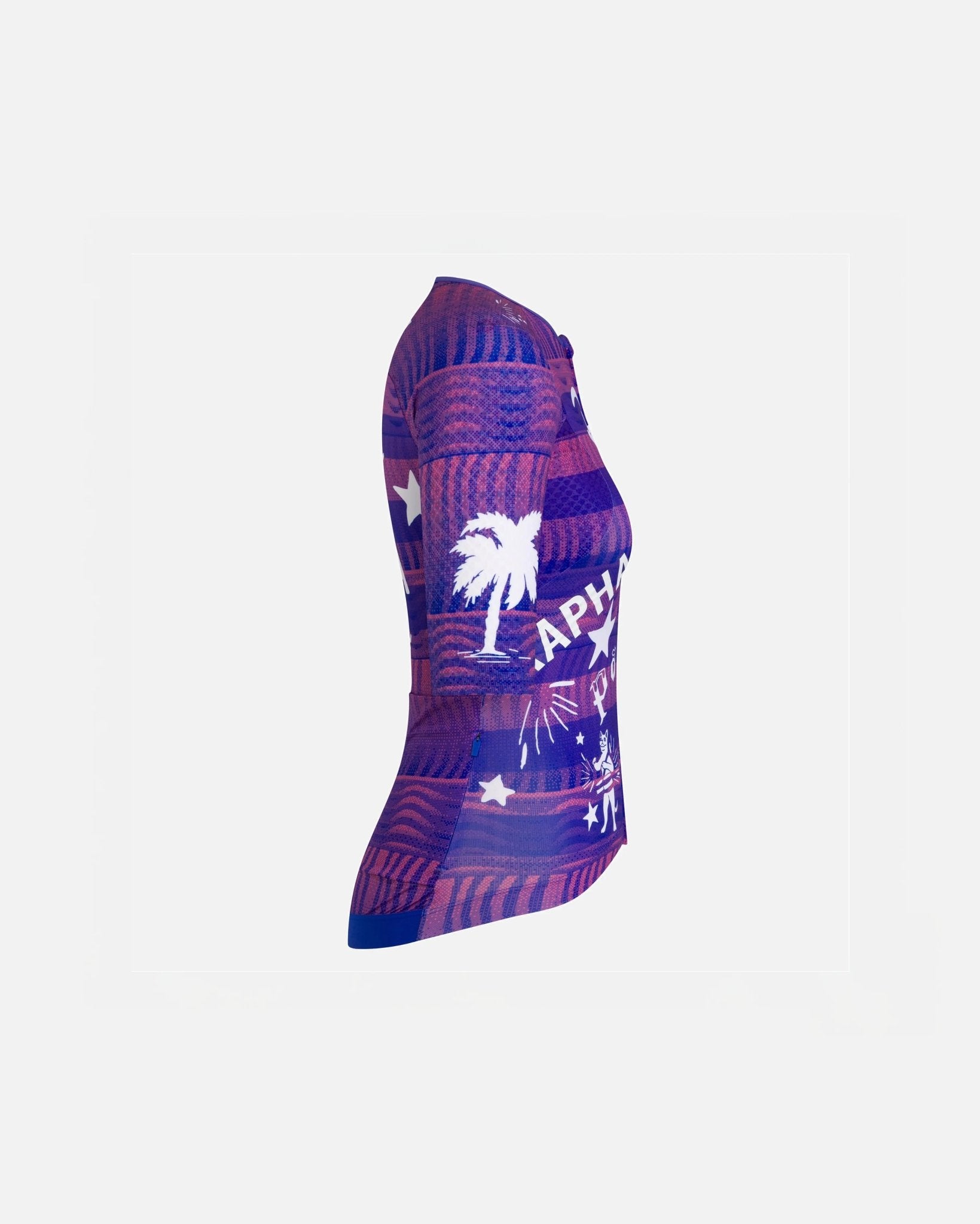 Patta x Rapha Women's Pro Team Aero Jersey (Flamingo Pink/Royal Blue) - Patta