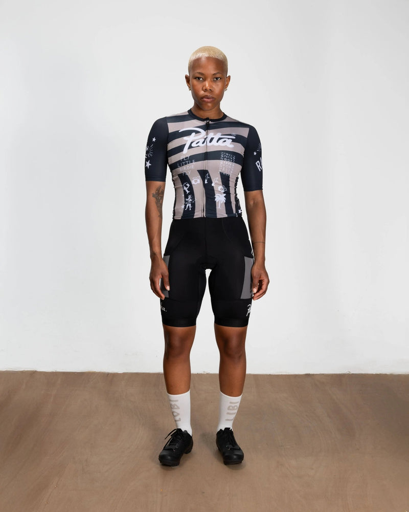 Patta x Rapha Women's Pro Team Training Jersey (Black/Stone) - Patta