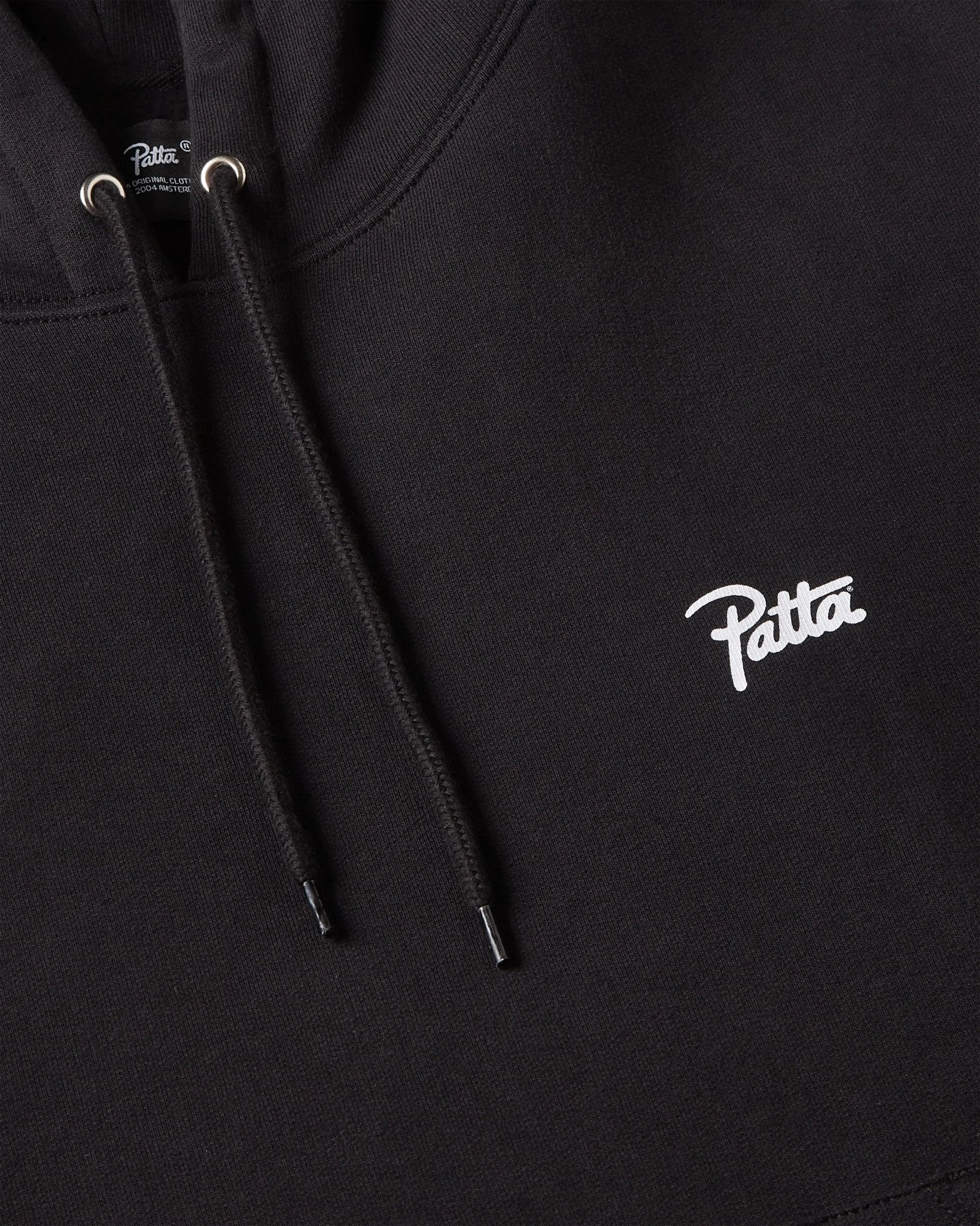 Patta Xerox Peace Boxy Hooded Sweater (Black) - Patta