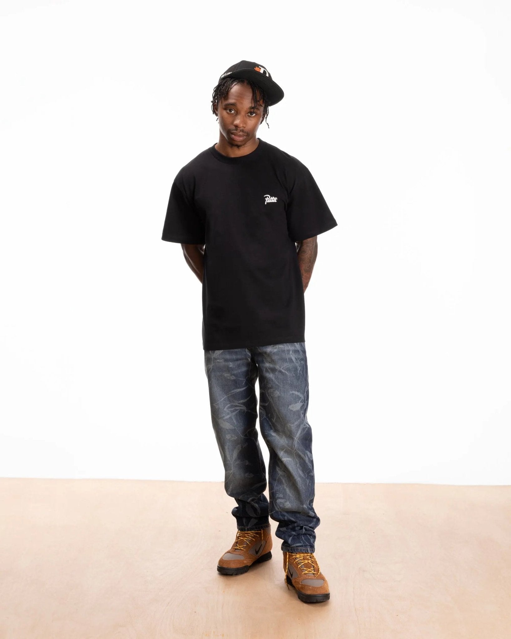 Patta Xerox Peace T-Shirt (Black) - Patta