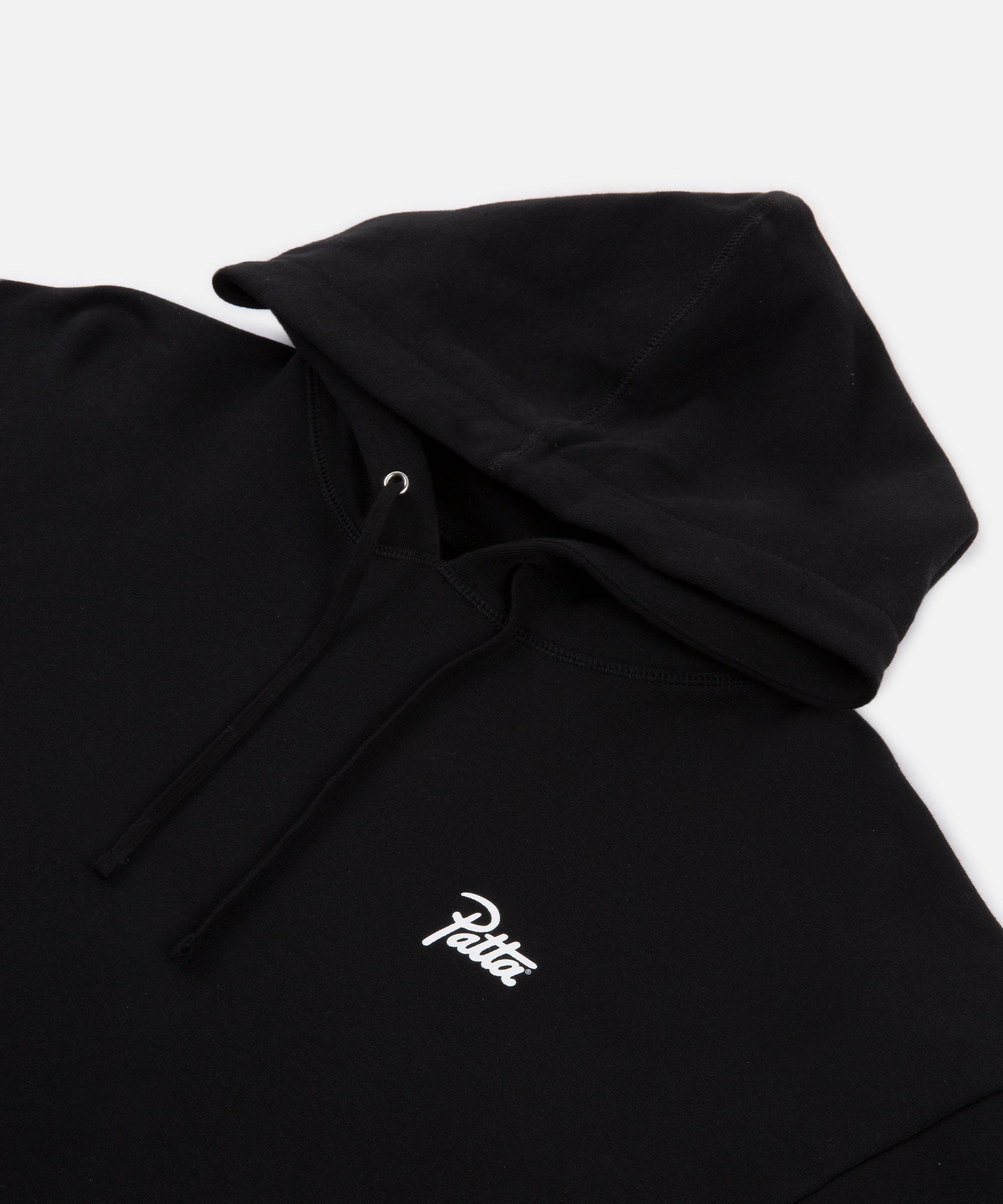 Black discount patta hoodie