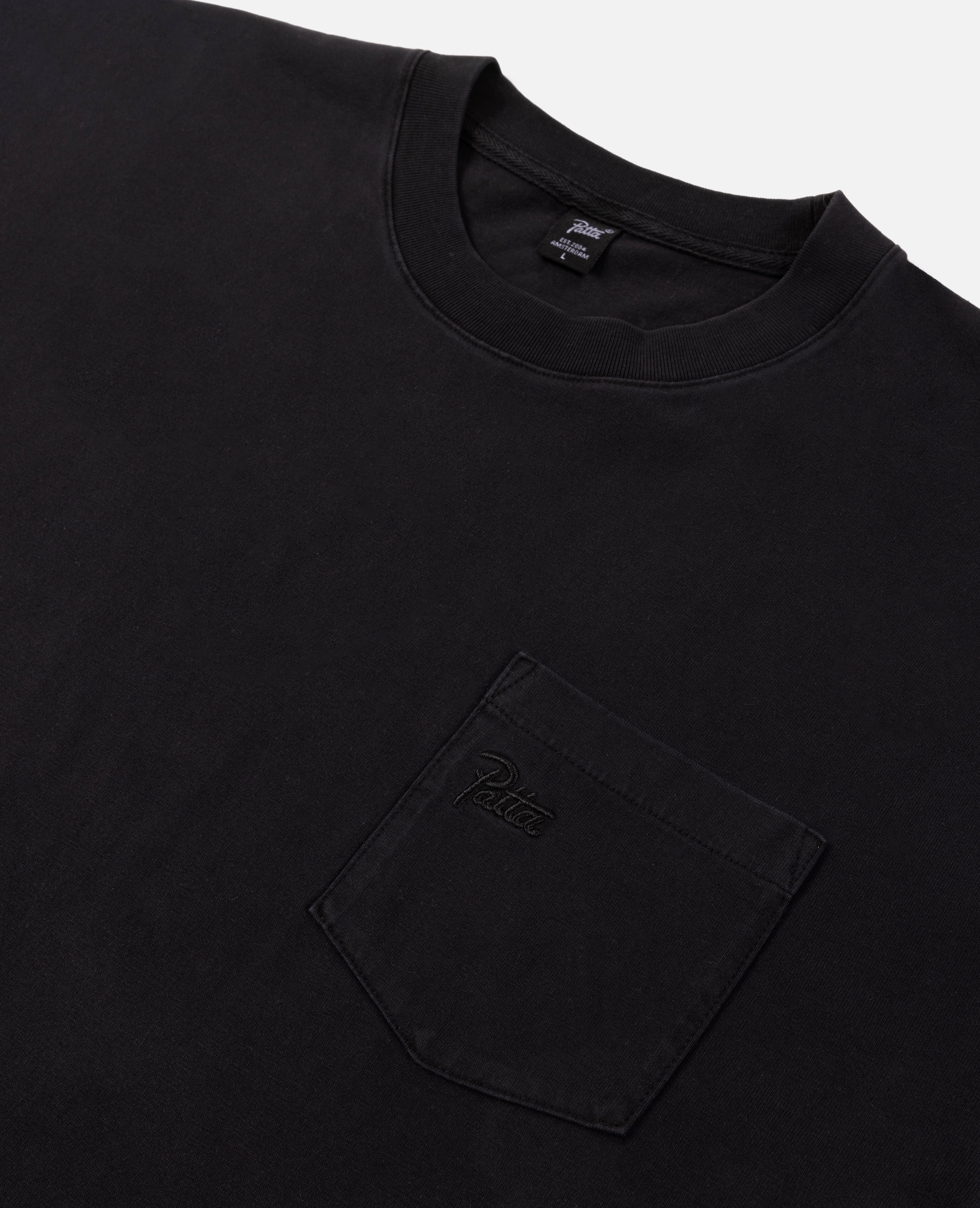 Patta Basic Washed Pocket T-Shirt (Black)