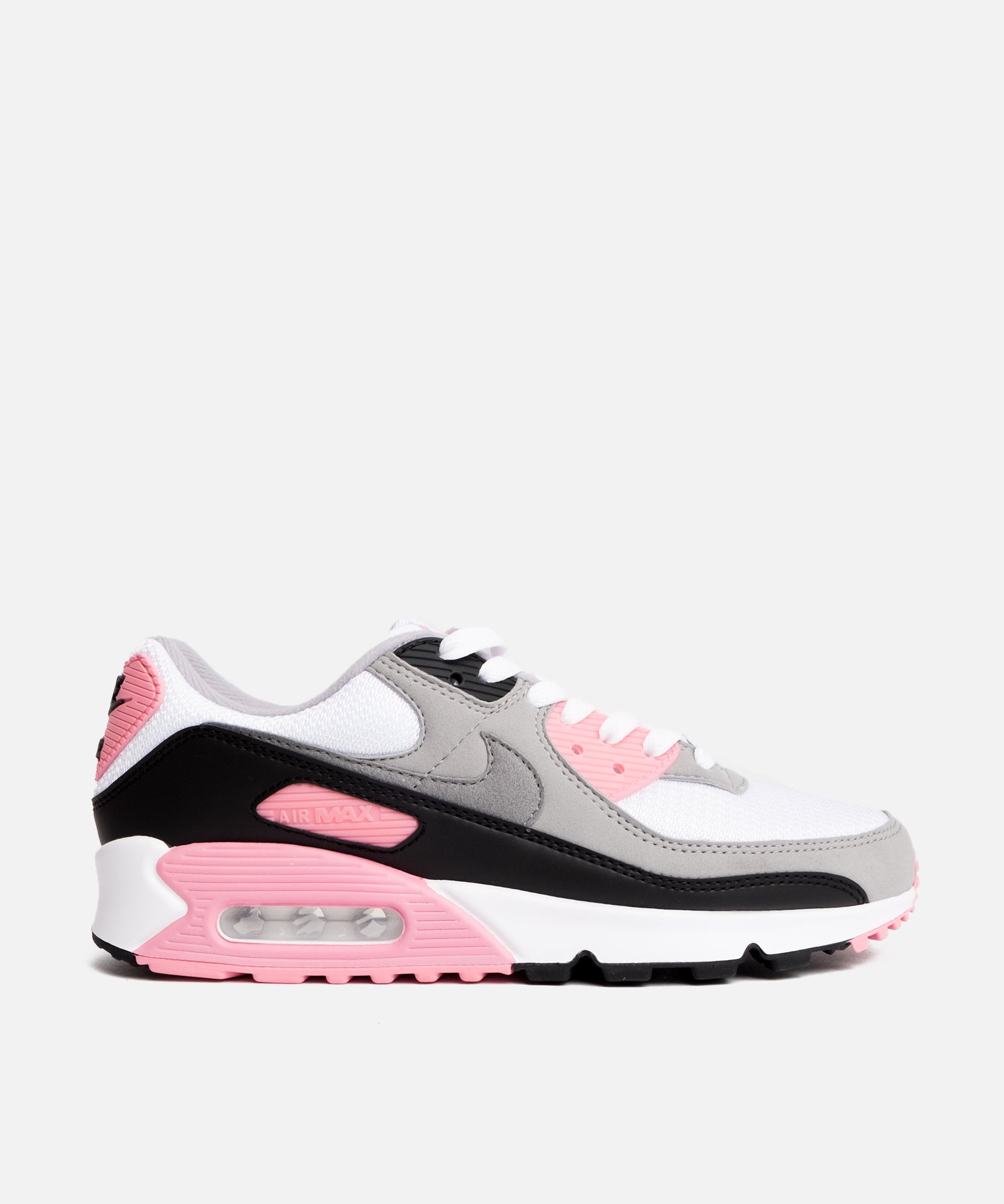 Nike WMNS Air Max 90 White Particle Grey Rose Black Patta