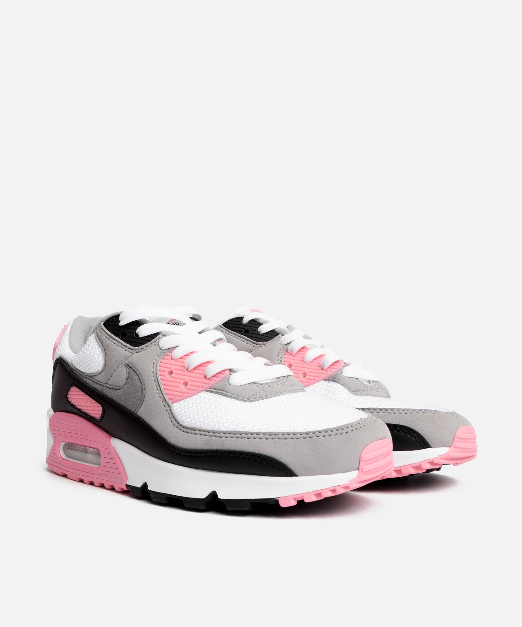 Nike WMNS Air Max 90 White Particle Grey Rose Black Patta