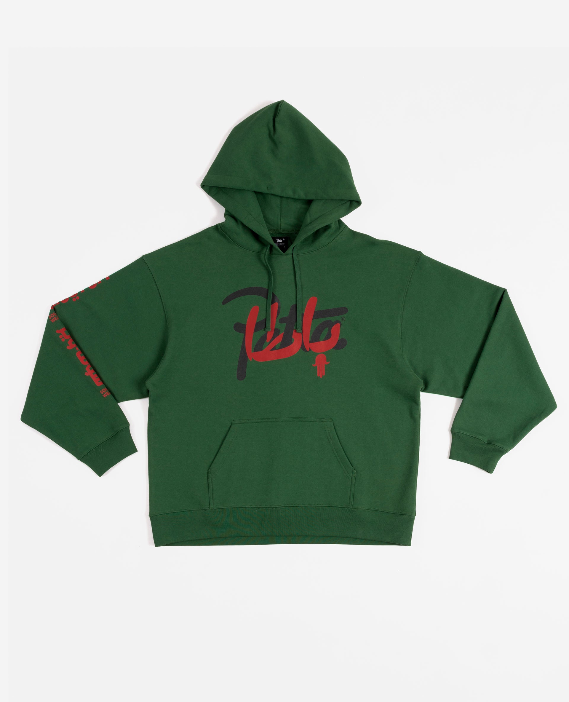 Patta x Andy Wahloo Script Logo Boxy Hooded Sweater