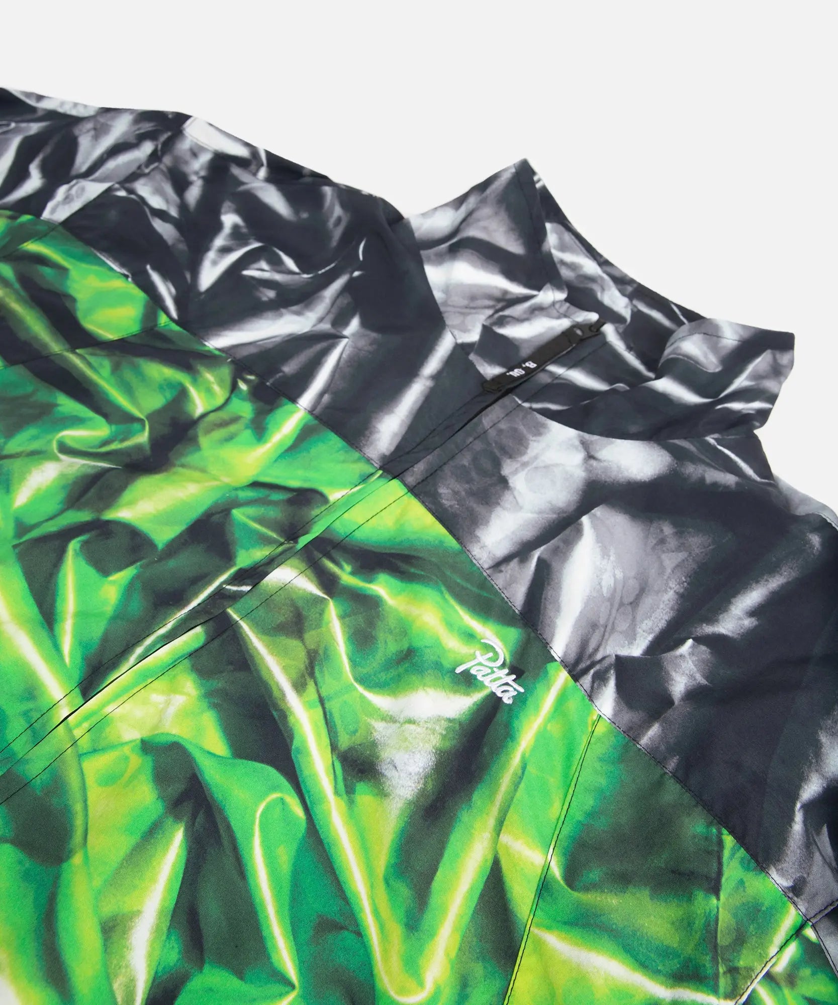 Patta x Bodil Ouedraogo Panelled Tracksuit (Green AOP/Grey AOP) Patta