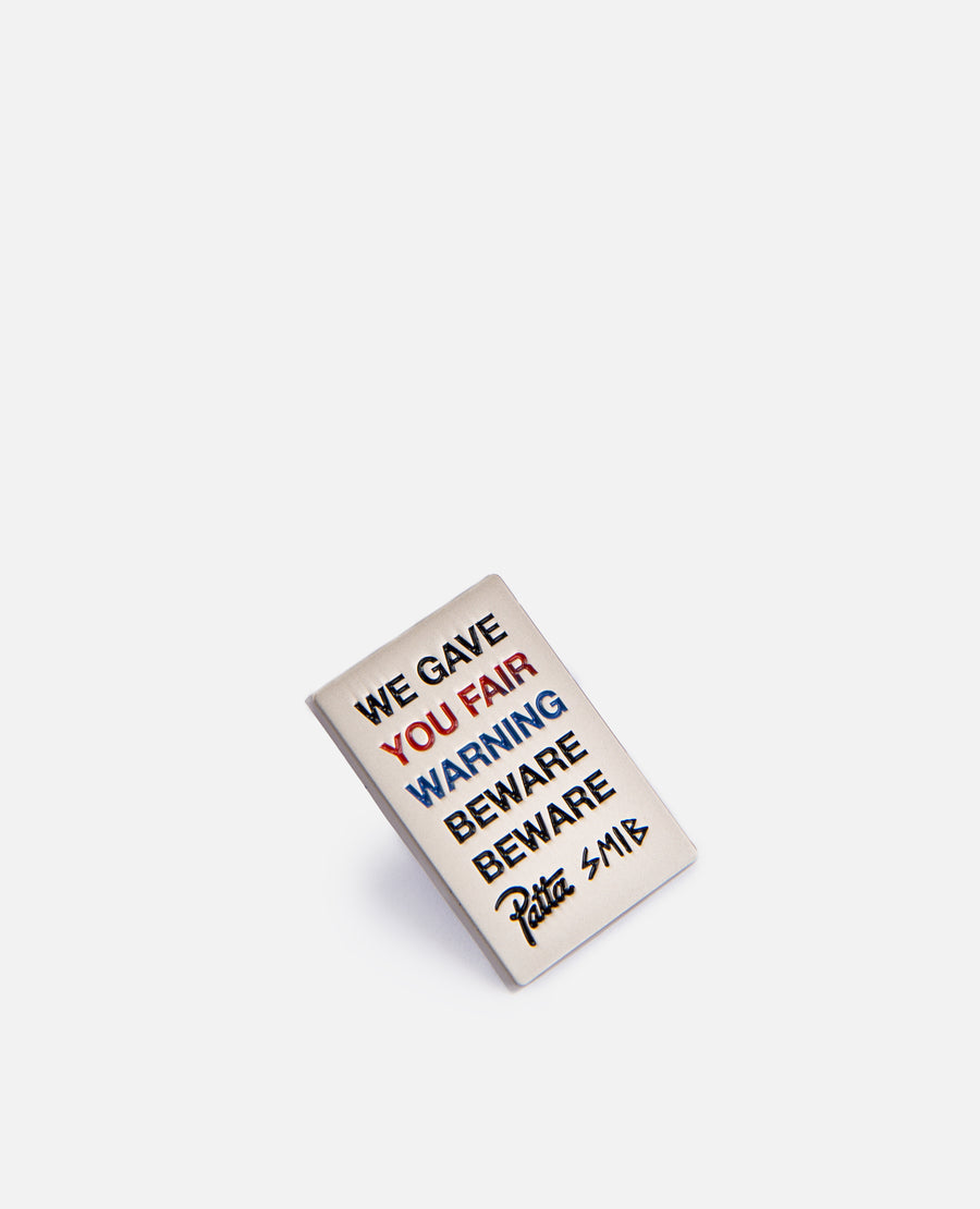 Patta Soundsystem x Smib Beware Pin