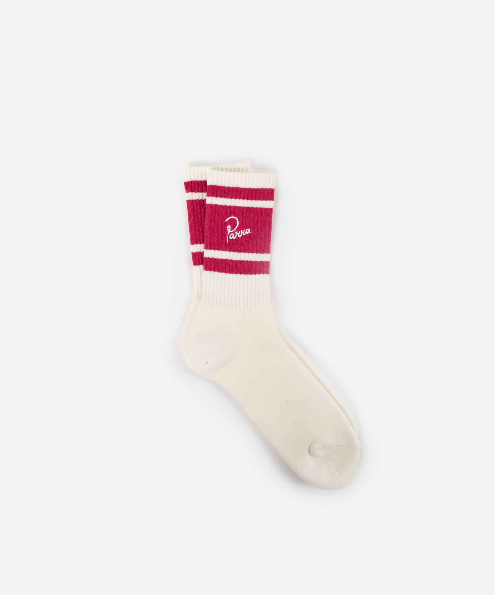 2 Tone Crew Socks (Pink)