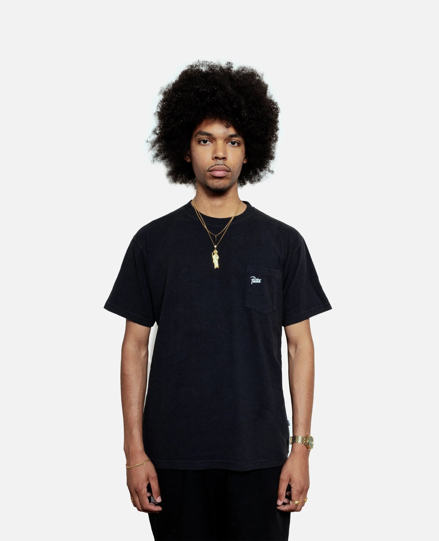 Patta Soundsystem x Tom Trago Washed Pocket T-Shirt - Patta