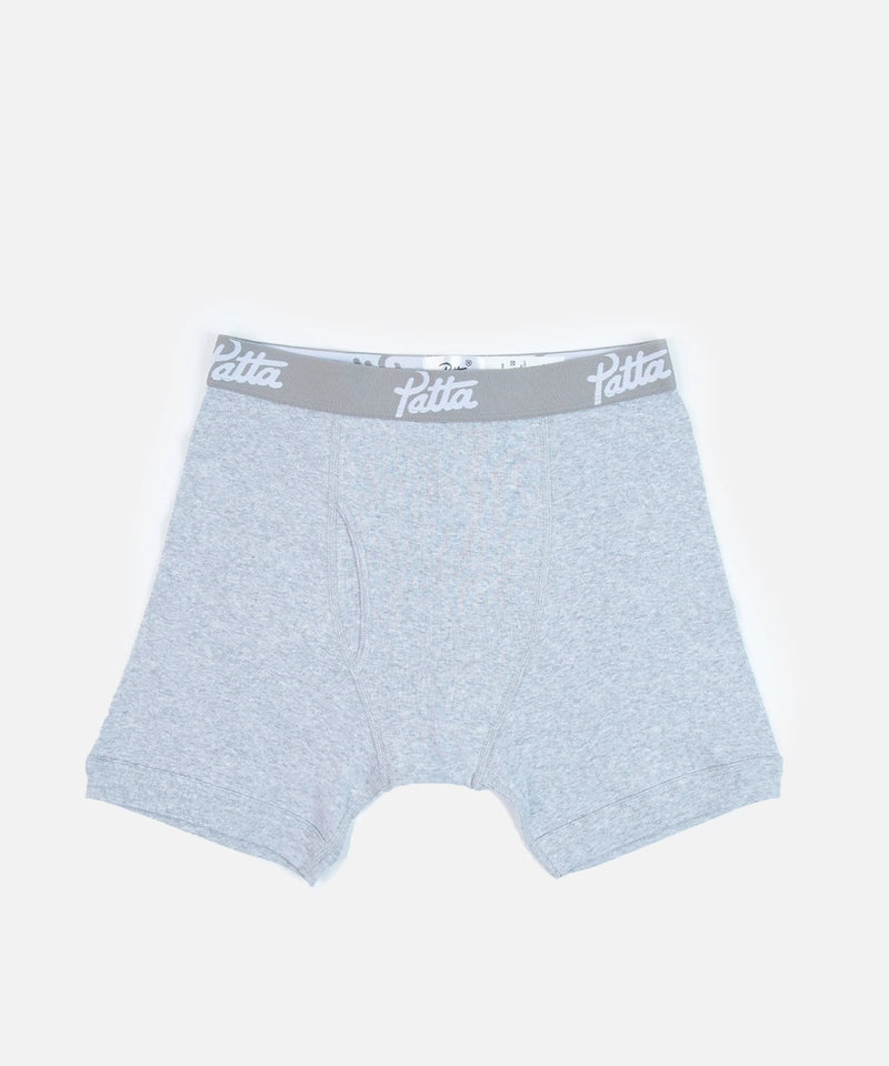 Patta Underwear Boxer Briefs 2 - Pack (Melange Grey) - Patta