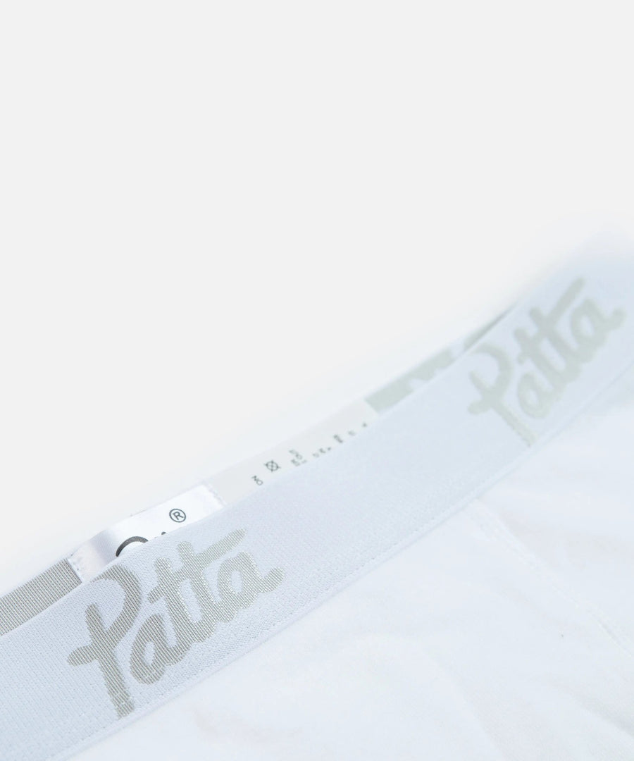 Patta Underwear Boxer Briefs 2 - Pack (White) - Patta