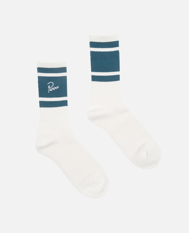 2 Tone Crew Socks (Green)