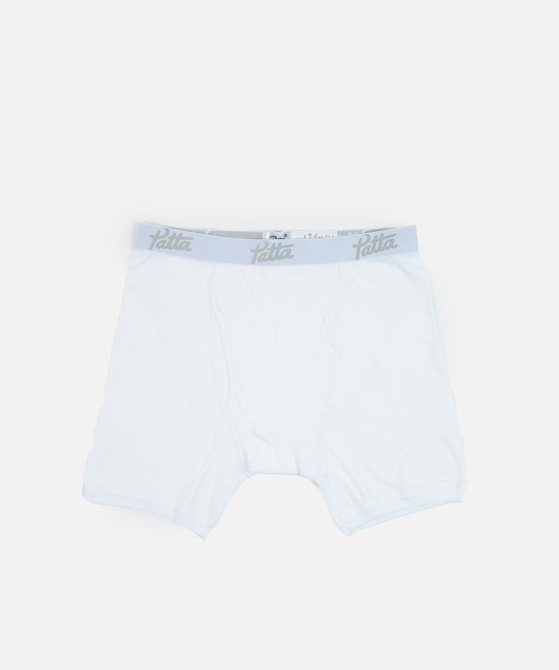 Patta Underwear Boxer Briefs 2-Pack (White)