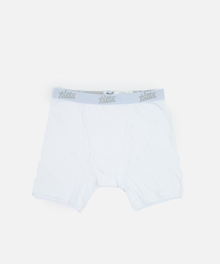 Patta Underwear Boxer Briefs 2-Pack (White)